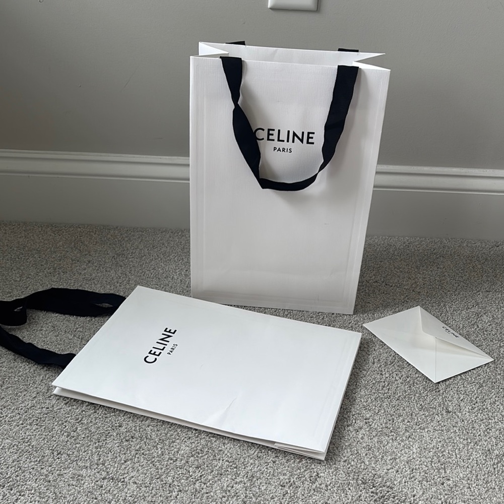 Celine paper bags ( 2 bags)